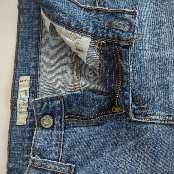 Levi's 515 Boot Cut Jeans 4M Blue Pockets - Picture 6 of 16